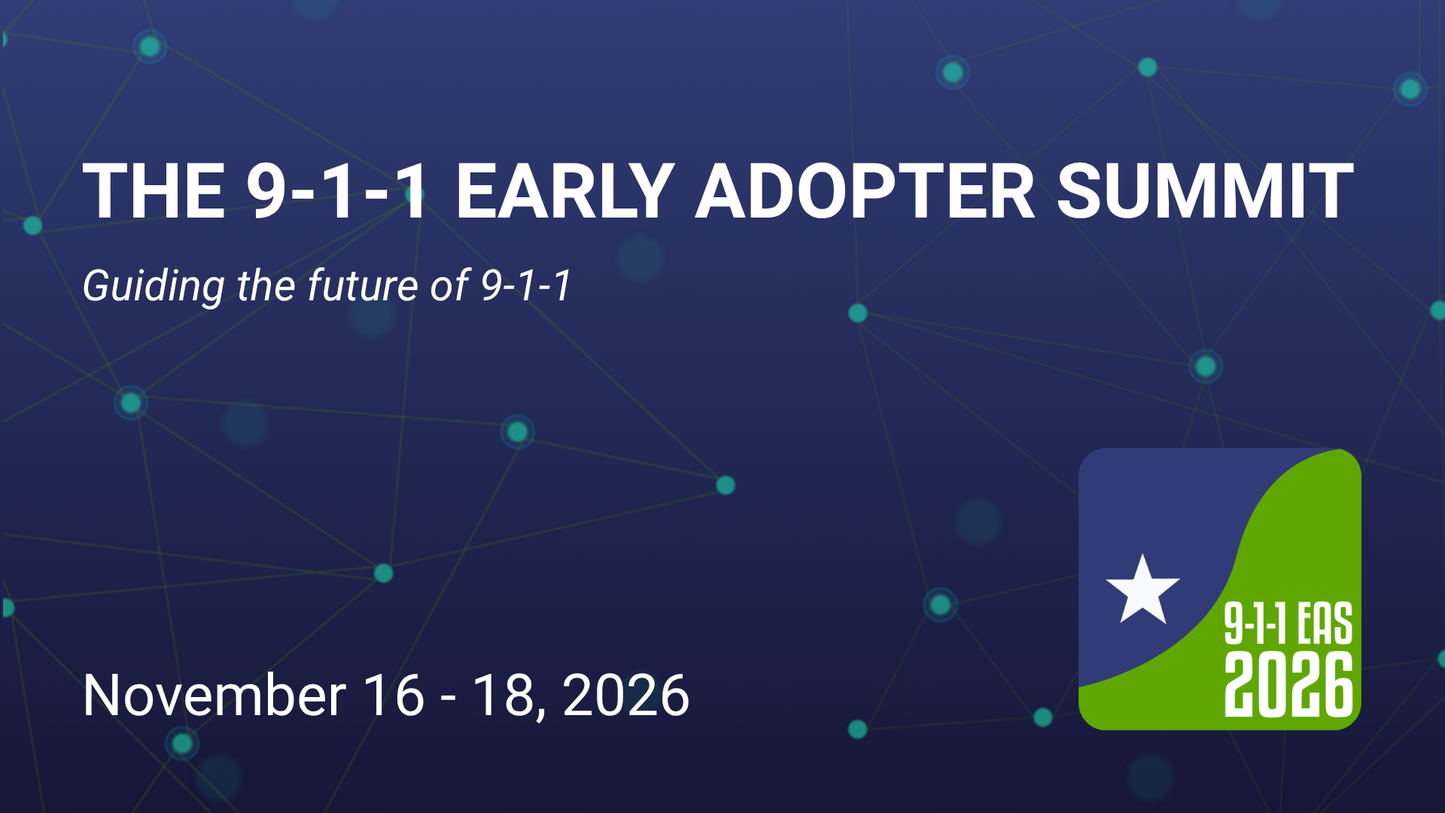 9-1-1 Early Adopter Summit Sponsorship