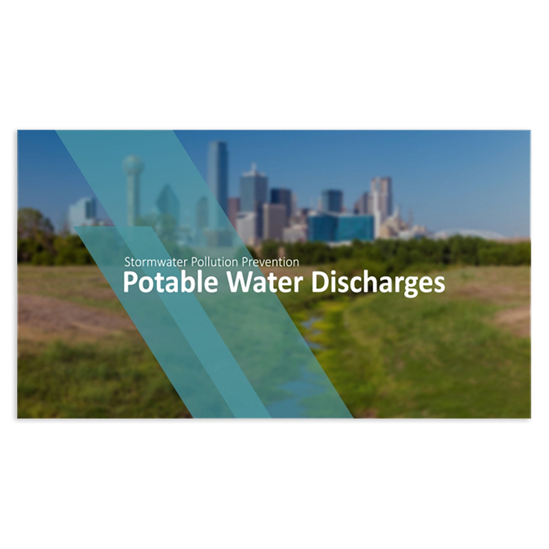 Potable Water Discharges